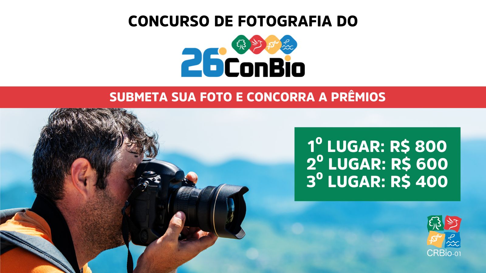 Participe do Concurso de Fotografia do 26º ConBio