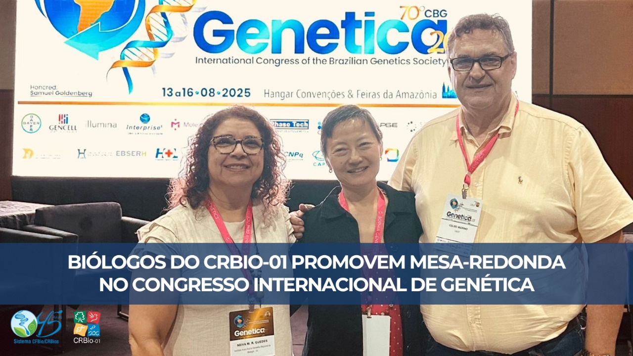 CRBio-01 marca presença em Congresso Internacional de Genética